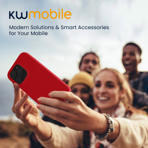 Husa kwmobile pentru Apple iPhone 14 Pro, Silicon, Rosu, 59073.229 - Img 8