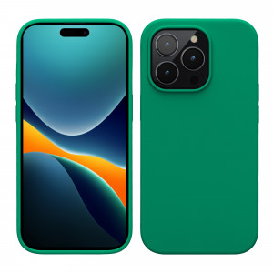 Husa kwmobile pentru Apple iPhone 14 Pro, Silicon, Verde, 59073.142 - Img 1