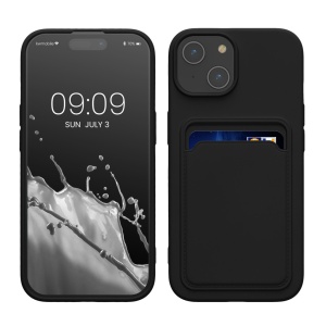Husa Kwmobile pentru Apple iPhone 15, Negru, Silicon, 62017.01 - Img 1