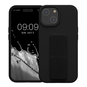 Husa Kwmobile pentru Apple iPhone 15, Negru, Silicon, KWM000022NT001C - Img 2