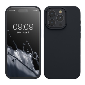Husa Kwmobile pentru Apple iPhone 15 Pro, Albastru inchis, Silicon, KWM000020CC045C - Img 1