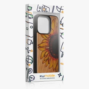 Husa Kwmobile pentru Apple iPhone 15 Pro, Multicolor, Lemn/Silicon, KWM000020EI004C - Img 6