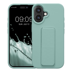Husa Kwmobile pentru Apple iPhone 16, Verde deschis, Silicon, KWM000022UM002C - Img 2