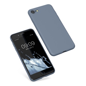 Husa Kwmobile pentru Apple iPhone SE (2022)/iPhone SE (2020)/iPhone 8, Gri, Silicon, KWM000010IU097C - Img 2