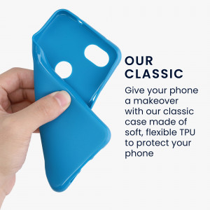 Husa Kwmobile pentru Google Pixel 3a, Silicon, Albastru, 47590.224 - Img 4