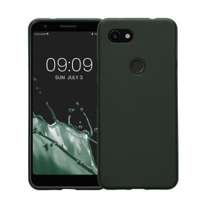 Husa kwmobile pentru Google Pixel 3a, Silicon, Verde, 47590.169 - Img 2
