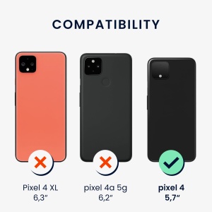 Husa Kwmobile pentru Google Pixel 4, Albastru inchis, Silicon, KWM000010ON014C - Img 7