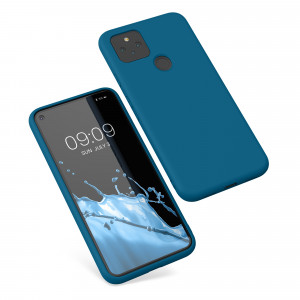 Husa kwmobile pentru Google Pixel 5, Silicon, Albastru, 53778.224 - Img 2