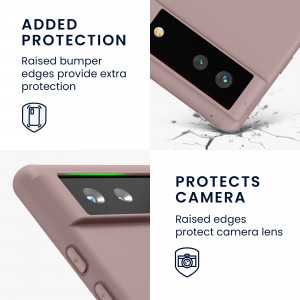Husa Kwmobile pentru Google Pixel 6, Mov, Silicon, 55434.236 - Img 4