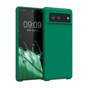 Husa Kwmobile pentru Google Pixel 6, Verde, Silicon, KWM000013EZ064C - Img 1