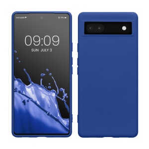 Husa Kwmobile pentru Google Pixel 6a, Albastru, Silicon, KWM000015OO020C - Img 1
