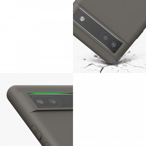 Husa kwmobile pentru Google Pixel 6a, Silicon, Gri, 57799.155 - Img 7