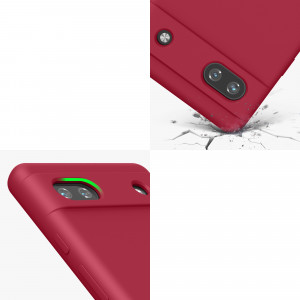 Husa Kwmobile pentru Google Pixel 6a, Silicon, Rosu, 57815.229 - Img 8