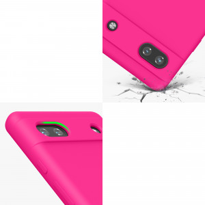 Husa Kwmobile pentru Google Pixel 6a, Silicon, Roz, 57815.77 - Img 8