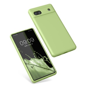 Husa Kwmobile pentru Google Pixel 6a, Verde deschis, Silicon, KWM000015FZ043C - Img 2
