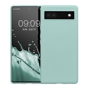 Husa Kwmobile pentru Google Pixel 6a, Verde deschis, Silicon, KWM000015OO017C - Img 2