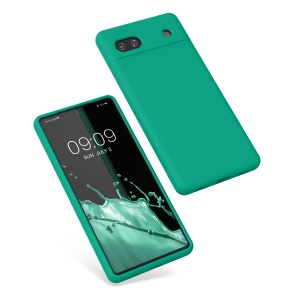 Husa Kwmobile pentru Google Pixel 6a, Verde, Silicon, KWM000015FZ058C - Img 2