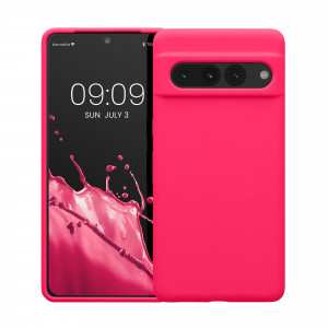 Husa kwmobile pentru Google Pixel 7 Pro, Silicon, Roz, 59452.77 - Img 2