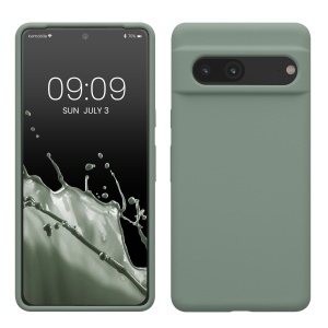 Husa Kwmobile pentru Google Pixel 7, Verde, Silicon, KWM0000171I043C - Img 1