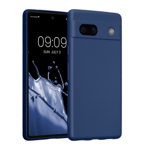 Husa Kwmobile pentru Google Pixel 7a, Albastru, Silicon, KWM000019YG010C - Img 1