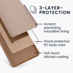 Husa Kwmobile pentru Google Pixel 7a, Crem, Silicon, KWM000019YE042C - Img 5
