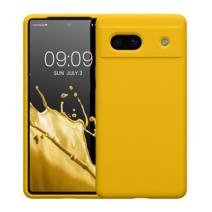 Husa Kwmobile pentru Google Pixel 7a, Galben, Silicon, 61597.165 - Img 2