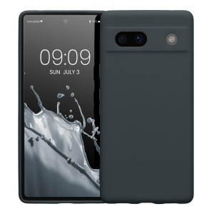 Husa Kwmobile pentru Google Pixel 7a, Gri inchis, Silicon, KWM000019YF019C - Img 2