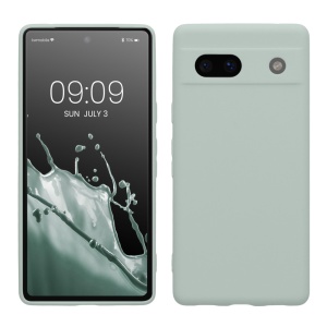 Husa Kwmobile pentru Google Pixel 7a, Verde deschis, Silicon, 61598.2 - Img 1