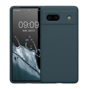 Husa Kwmobile pentru Google Pixel 7a, Verde inchis, Silicon, KWM000019YE019C - Img 2