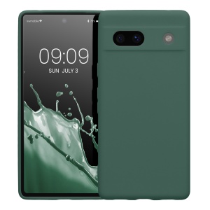 Husa Kwmobile pentru Google Pixel 7a, Verde, Silicon, KWM000019YF029C - Img 2