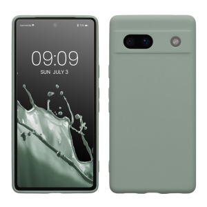 Husa Kwmobile pentru Google Pixel 7a, Verde, Silicon, KWM000019YF035C - Img 1