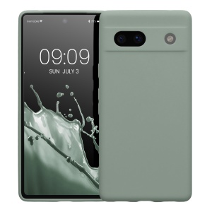 Husa Kwmobile pentru Google Pixel 7a, Verde, Silicon, KWM000019YF035C - Img 2