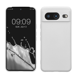 Husa Kwmobile pentru Google Pixel 8, Alb, Silicon, KWM0000208L022C - Img 1