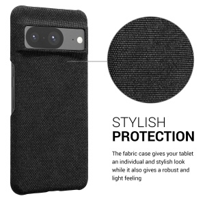Husa Kwmobile pentru Google Pixel 8, Gri inchis, Textil, KWM000020JB001C - Img 3