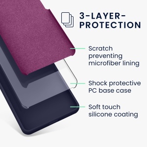 Husa Kwmobile pentru Google Pixel 8 Pro, Albastru inchis, Silicon, KWM0000208G044C - Img 8