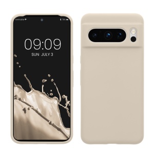 Husa Kwmobile pentru Google Pixel 8 Pro, Crem, Silicon, KWM0000208G019C - Img 1