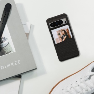 Husa Kwmobile pentru Google Pixel 8 Pro, Gri inchis, Textil/Plastic, 61884.19 - Img 6