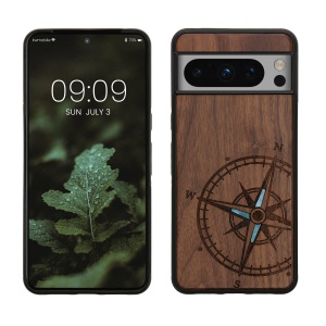 Husa Kwmobile pentru Google Pixel 8 Pro, Maro/Albastru, Lemn, KWM0000209C003C - Img 1