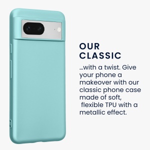 Husa Kwmobile pentru Google Pixel 8, Verde deschis, Silicon, KWM0000208J007C - Img 3