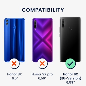 Husa Kwmobile pentru Honor 9X, Albastru, Silicon, KWM000020IH001C - Img 12
