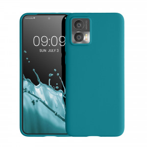 Husa kwmobile pentru Motorola Edge 30 Neo, Silicon, Albastru, 60081.78 - Img 2