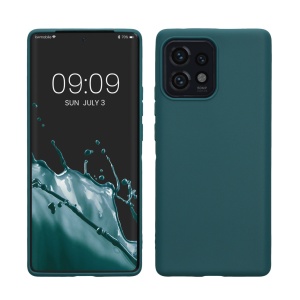 Husa Kwmobile pentru Motorola Edge 40 Pro/Edge Plus (2023), Verde, Silicon, 61343.78 - Img 1
