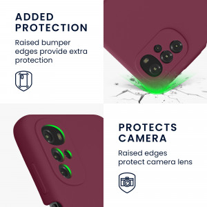 Husa Kwmobile pentru Motorola Moto G22, Silicon, Violet, 58207.209 - Img 4