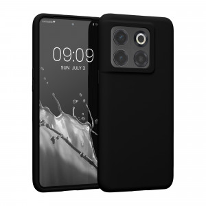 Husa kwmobile pentru OnePlus 10T , Silicon, Negru, 59638.01 - Img 1