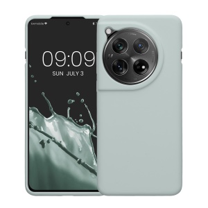 Husa Kwmobile pentru OnePlus 12, Verde deschis, Silicon, KWM000022QC004C - Img 2