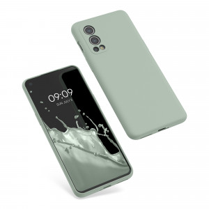 Husa Kwmobile pentru OnePlus Nord 2 5G, Silicon, Verde, 56070.172 - Img 2