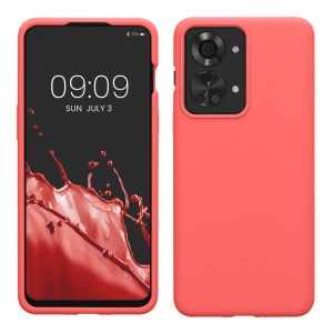Husa Kwmobile pentru OnePlus Nord 2T, Roz, Silicon, KWM000016CQ024C - Img 1