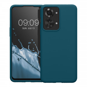 Husa Kwmobile pentru OnePlus Nord 2T, Silicon, Verde, 58764.57 - Img 2