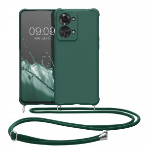 Husa Kwmobile pentru OnePlus Nord 2T, Silicon, Verde, 58770.80 - Img 2