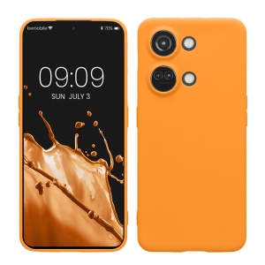Husa Kwmobile pentru OnePlus Nord 3 5G, Portocaliu, Silicon, KWM0000204U007C - Img 1